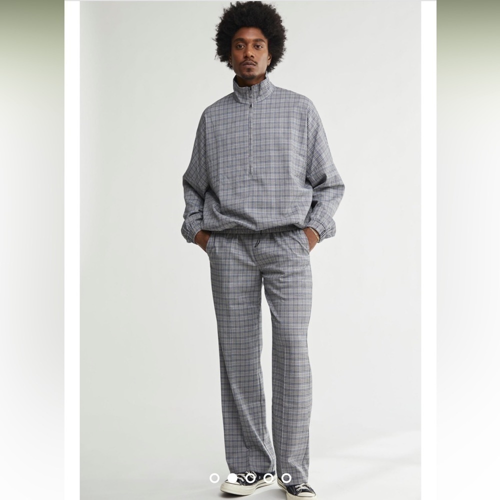NWT BOBBLEHAUS Bobblehaus Plaid Activewear Jacket Set Sz Small